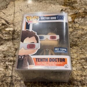 Funko Tenth Doctor Vinyl Figure with Red and Brown Accents